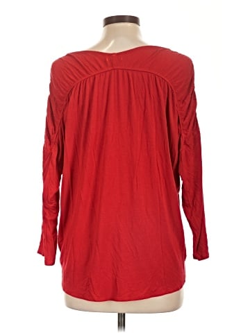 Bordeaux 3/4 Sleeve Top (view 2)