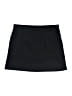 Fringe Solid Black Casual Skirt Size L - photo 1