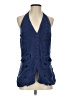 Maeve Blue Sleeveless Blouse Size S - photo 1