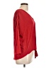 Bordeaux Red 3/4 Sleeve Top Size L - photo 4