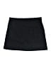 Fringe Solid Black Casual Skirt Size L - photo 2