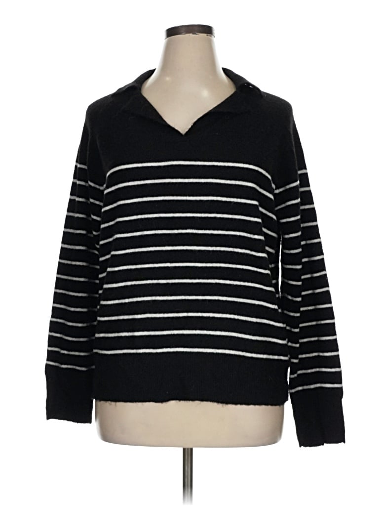 Pre-owned Assorted Brands Pullover Sweater In Black