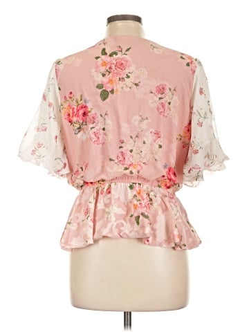 Hemant & Nandita 3/4 Sleeve Blouse (view 2)