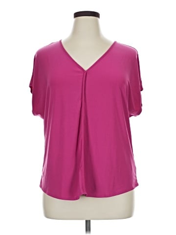 Bar III Short Sleeve Blouse (view 1)