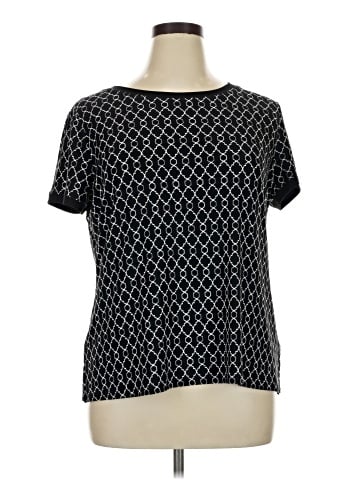 AK Anne Klein Short Sleeve Top (view 1)