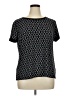 AK Anne Klein Black Short Sleeve Top Size XL (estimated) - photo 1