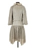 Jonathan Simkhai 100% Polyester Gray Silver Casual Dress Size 4 - photo 2