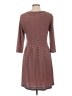 Max Studio Polka Dots Burgundy Casual Dress Size L - photo 2