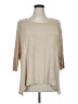 IMAN Tan 3/4 Sleeve T-Shirt Size 1X - photo 1