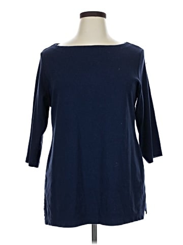 Karen Scott 3/4 Sleeve Top (view 1)