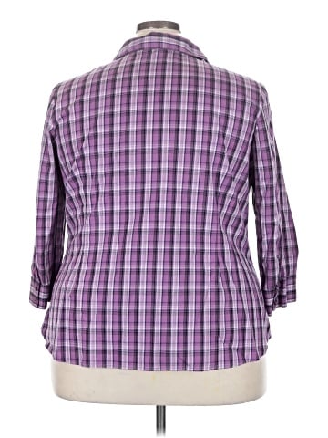 St. John's Bay 3/4 Sleeve Button-Down Shirt (view 2)