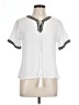 Love to Lounge 100% Polyester White Short Sleeve Blouse Size 10 - photo 1
