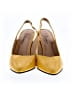 EY Boutique Yellow Heels Size 7 1/2 (wide) - photo 2