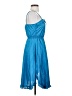 Unbranded 100% Polyester Blue Cocktail Dress Size S (estimated) - photo 4