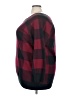 Torrid Plaid Burgundy Pullover Sweater Size 4X Plus (4) - photo 5
