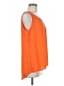 Tacera 100% Polyester Orange Sleeveless Blouse Size M - photo 4