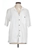 Blanco by Nature White Short Sleeve Button-Down Shirt Size XL - photo 1