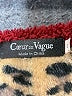 Coeur De Vague 100% Polyester Animal Print Burgundy Pullover Sweater Size S - photo 7