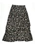 BTFBM 100% Polyester Floral Black Casual Skirt Size S - photo 2