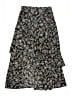 BTFBM 100% Polyester Floral Black Casual Skirt Size S - photo 1