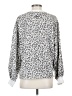 Abercrombie & Fitch Animal Print Silver Brown Pullover Sweater Size S - photo 2