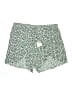 Shein Curve Print Green Shorts Size 20 Plus (4) - photo 1