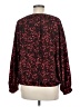 Nine West Burgundy Long Sleeve Blouse Size M - photo 2