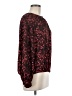 Nine West Burgundy Long Sleeve Blouse Size M - photo 4