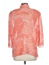 Unbranded Paisley Orange 3/4 Sleeve Blouse Size L (estimated) - photo 2