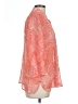 Unbranded Paisley Orange 3/4 Sleeve Blouse Size L (estimated) - photo 4