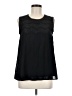 Ann Taylor LOFT 100% Polyester Black Sleeveless Blouse Size M - photo 1