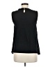 Ann Taylor LOFT 100% Polyester Black Sleeveless Blouse Size M - photo 2