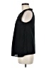 Ann Taylor LOFT 100% Polyester Black Sleeveless Blouse Size M - photo 5