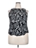 Monday Fun 100% Rayon Black Sleeveless Blouse Size 2X - photo 1