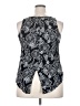 Monday Fun 100% Rayon Black Sleeveless Blouse Size 2X - photo 2