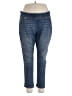 Levi's Solid Blue Jeggings Size 33 waist - photo 1