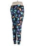 Lularoe Print Blue Leggings Size 1X (Tall & Curvy) - photo 2