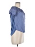 Assorted Brands Blue Short Sleeve Blouse Size M - photo 4