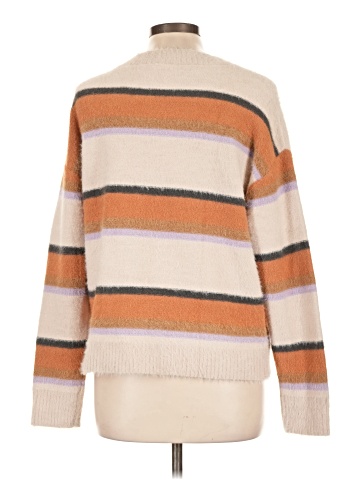 Hem & Thread Pullover Sweater (view 2)