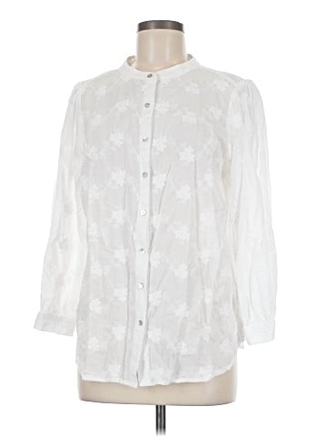 Susan Graver 3/4 Sleeve Blouse (view 1)