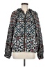 Conditions Apply 100% Viscose Print Gray Jacket Size M - photo 1