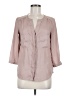 H&M 100% Polyester Pink 3/4 Sleeve Blouse Size 6 - photo 1