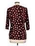 MICHAEL Michael Kors Hearts Black 3/4 Sleeve Blouse Size L - photo 2
