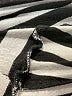 Studio 253 Stripes Silver Black Casual Skirt Size M - photo 5