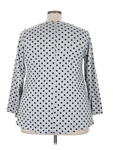 Green Envelope 3/4 Sleeve Top (view 2)