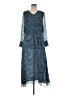 Soft Surroundings 100% Polyester Paisley Blue Casual Dress Size M - photo 1
