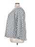 Green Envelope Polka Dots Gray 3/4 Sleeve Top Size 3X - photo 5