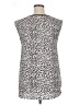 Decjuba 100% Polyester Silver Sleeveless Blouse Size 14 - photo 2