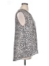 Decjuba 100% Polyester Silver Sleeveless Blouse Size 14 - photo 4