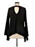 Maronie Black Long Sleeve Blouse Size L - photo 1